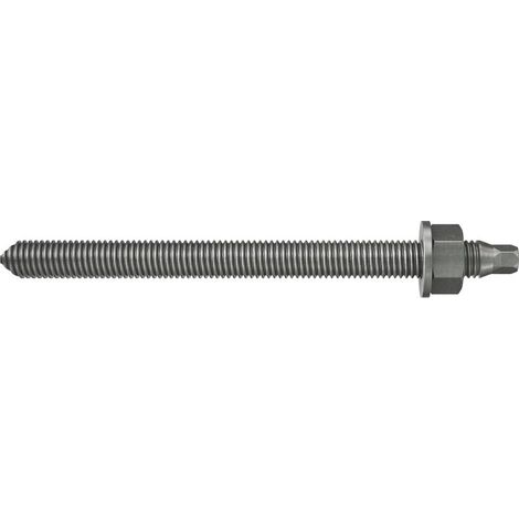 Goujon fischer rgm vollgewindet Edelstahl M12x220mm 10er Pack