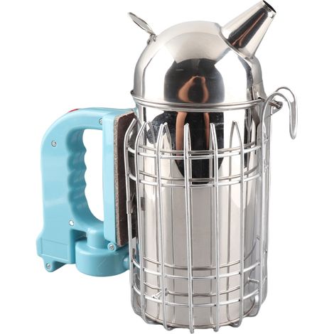 Émetteur de fumée électrique pour abeilles, dôme en acier inoxydable, outils apicoles avec couvercle chauffant