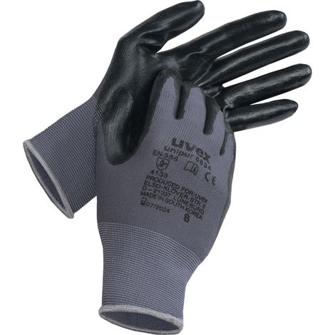 Uvex 6032190 NBR-Schutzhandschuh unipur 6634 60321 Größe 10 (1/2)