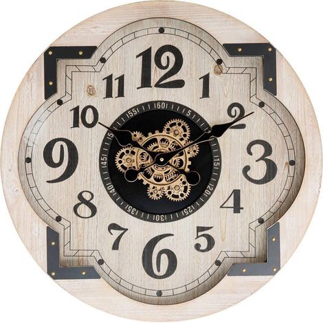 Horloge Murale Avec Mécanisme "McKenzie" 63cm Beige