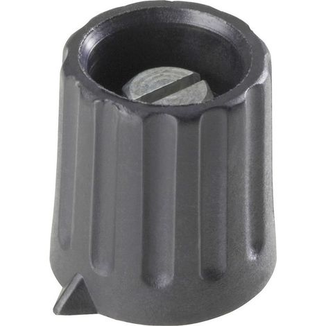 TRU COMPONENTS 1557338 Drehknopf Schwarz (matt) (Ø x H) 15 mm x 16 mm 1 St. (1/2)