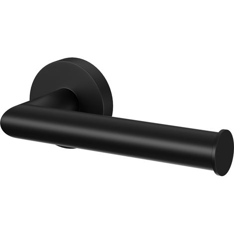 Colore Orbit Matt Black Wall Mounted Toilet Roll Holder (1/5)