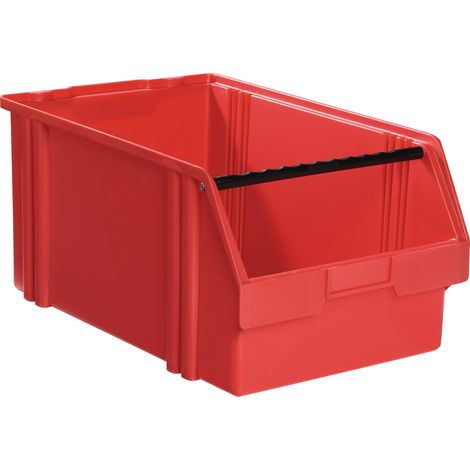 Contenitore a bocca di lupo LA-KA-PE L 500 / 450 x L 300 x H 230 mm rosso - LK1A ROSSO