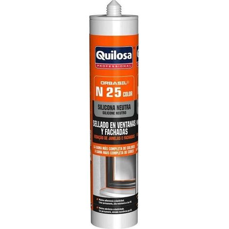 silicona neutra. para juntas y acristalamientos - para - quilosa color silicona gris ral 7024