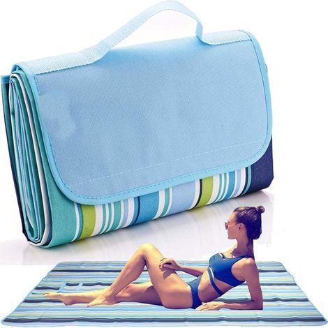 Couverture de Pique-Nique Extra-Large Imperméable et Résistante au Sable pour Utilisation en Extérieur et en Intérieur (1/5)