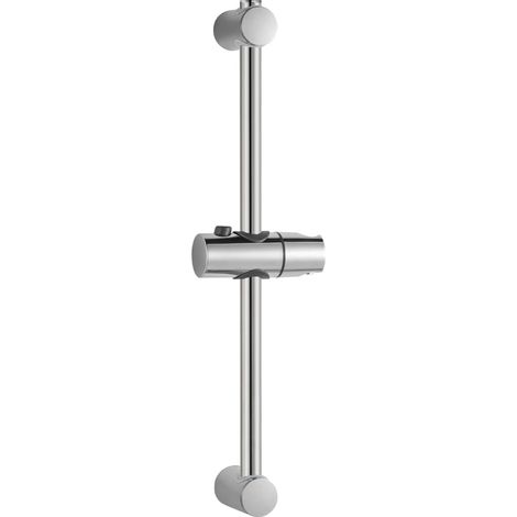 Barre de Douche 60cm,Barre Douche,Support de Douche 26 à 59cm,avec support pommeau de douche,Barre de douche de remplacement,Chrome (1/4)