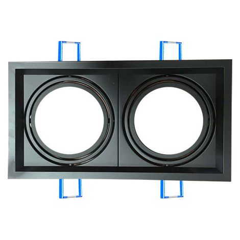 V-TAC Puerta AR111 Doble Color Negro (1/5)