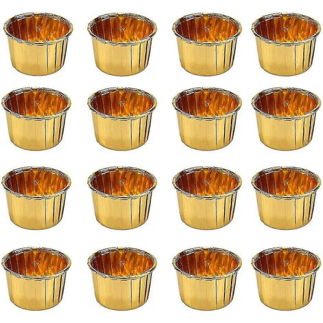 50 Stück Backformen aus Aluminiumfolie, Cupcake-Schachteln (1/2)