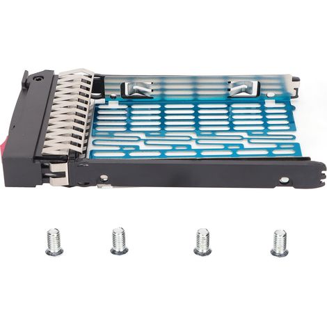 Plateau disque dur 2,5 pouces SAS SATA adaptateur support caddy pour HP DL360 DL380 DL385 DL580, stabilité optimale (1/5)