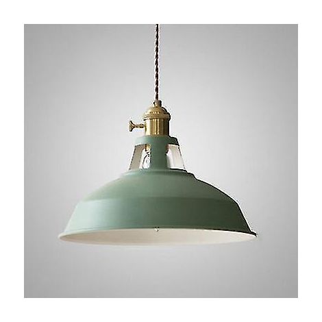 Plafonnier de style industriel, suspension rétro colorée, idéale pour restaurant, cuisine, salon, chambre, décoration intérieure vintage. (1/5)