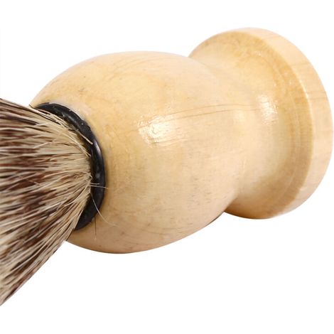 Stück Bartbürste aus Naturholz – Pflegeaccessoire für Männer zur Bartpflege und Rasur (1/5)