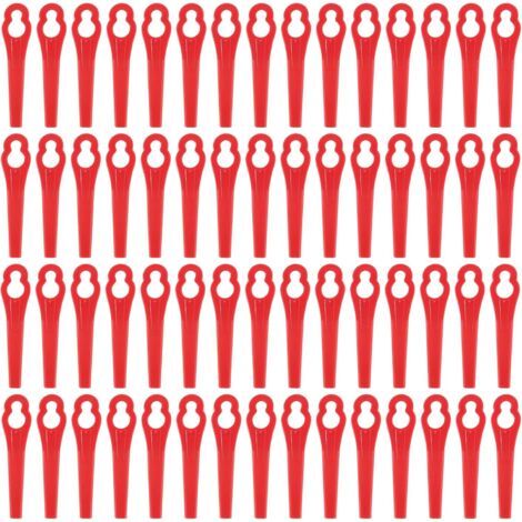 Lames Plastique 60 Pcs Lames Coupe Plastique Lames Plastique Rechange pour Jardin Pelouse Tondeuse Accessoires, Lames en Plastique de Rechange H247 (1/5)