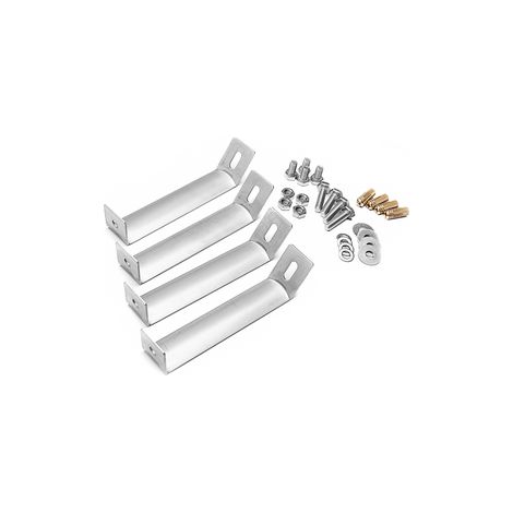 GRÖMO® Edelstahl-Befestigungs Set 4-fach Kaminhaube, Dicke 2,5 mm, Länge 183mm, 54026 (1/2)