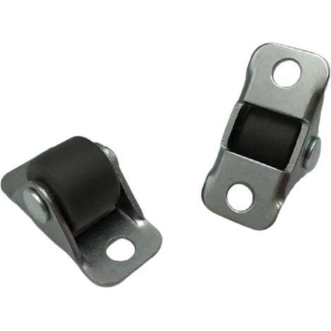 4 Pièces Roulettes pour meubles, Roulettes Fixes Poulie de Porte Coulissante Silencieuse Roue Linéaire de Meubles pour Placard Caddies Établi Armoire Petits Meubles (1/5)
