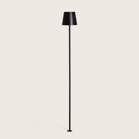 Faretto LED 3W Alluminio con Picchetto 80cm Anisa Nero