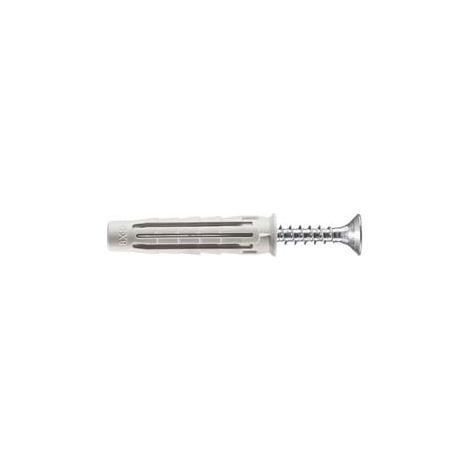 TASSELLO IN NYLON CON VITE TSP PZ PA 6 T6/VA- - ø mm.6x30 - 100 pezzi ELEMATIC