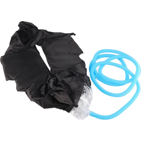 Sac de nettoyage mural pour climatiseur avec tuyau de drainage, pour climatiseur 1-1,5 P, noir (1/5)