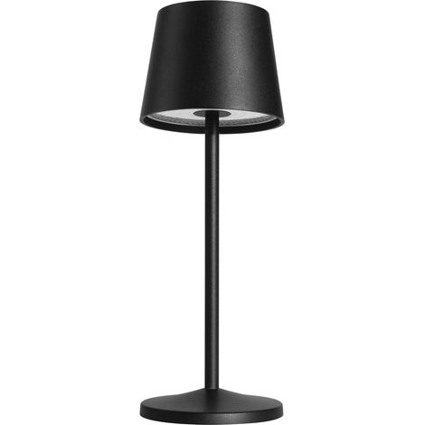 Forligth Treta - Lámpara de Mesa Portátil LED Interior y Exterior Luz de Intensidad y Temperatura Regulable 2700-4000K. Negro (1/5)