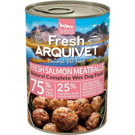 Umido Cane - Polpette di salmone 400 gr Arquivet Fresh