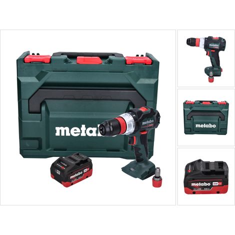 Metabo BS 18 LT BL Q 18 V 75 Nm Trapano avvitatore a batteria senza spazzole + 1x batteria 8,0 Ah + metaBOX - senza caricatore