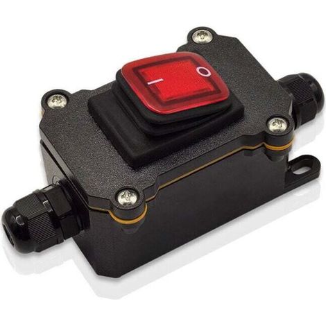 1 Pièce Interrupteur Étanche IP65 Interrupteur Étanche Interrupteurs Intelligents 12V DC 20A Interrupteur Étanche à Élevé (1/4)