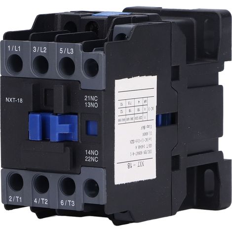 Contacteur AC 32A 50Hz, plastique thermodurcissable Pa66, rail DIN, pour contrôle automatique (1/5)
