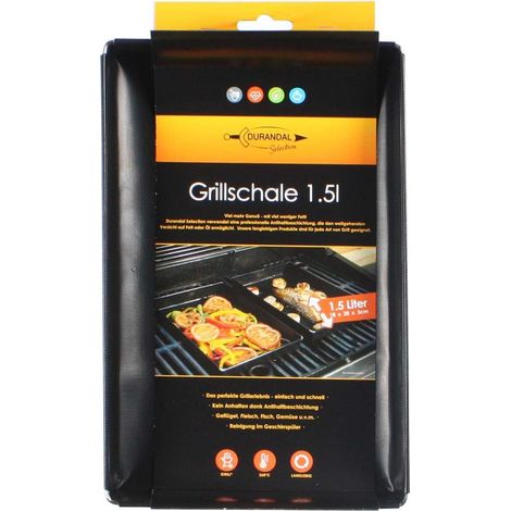 Brozio Durandal Selection Grillschale 1,5 L hitzebeständig antihaftbeschichtet