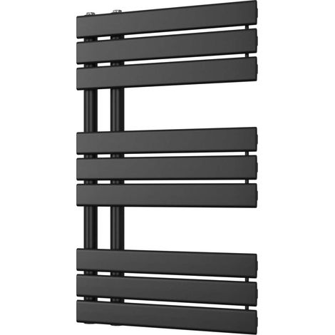 Tristan - Black Towel Radiator - H816mm x W500mm (1/3)