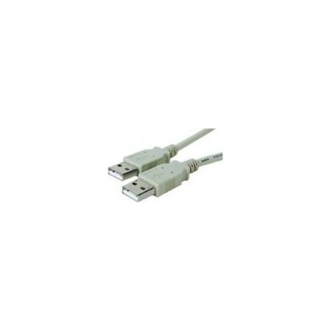 MicroConnect USB 2.0 A-A 1m M-M - 1 m - USB A - USB A - 2.0 - Male connector / Male connector - Gris (USBAA1)