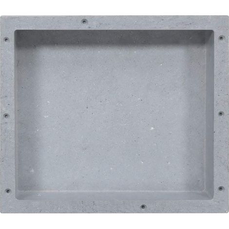 Maison Exclusive - Nicchia Doccia Grigio Opaco 41x36x10 cm (1/5)