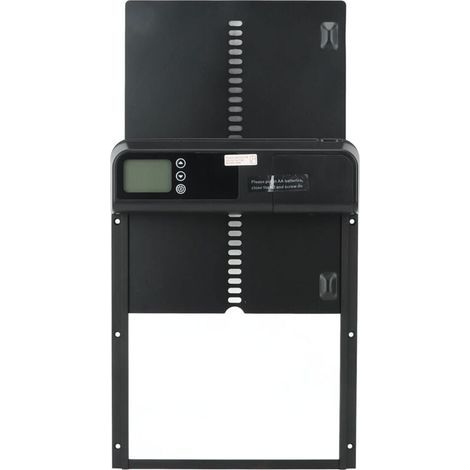 Eosnow,Porte automatique de poulailler avec minuterie en alliage d'aluminium IP45 affichage LED étanche ouvre-porte automatique de poulet alimenté par batterie pour la ferme (1/4)