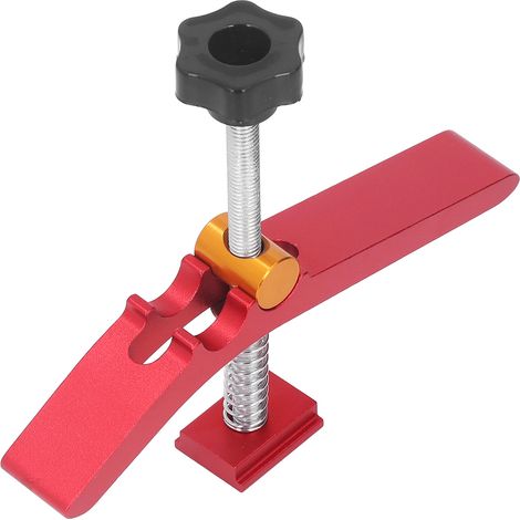 Serre-joint rail en T atelier bois pression réglable glissière alliage aluminium et cuivre rouge noir or argent (1/5)