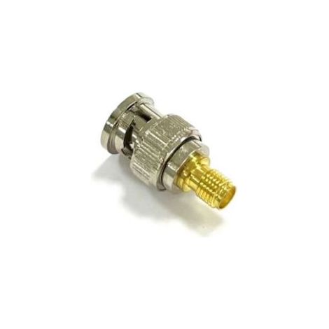Adaptateur coaxial RS PRO SMA Fiche vers BNC Prise, Droit, , 50O, 4GHz ( Prix pour 1 )