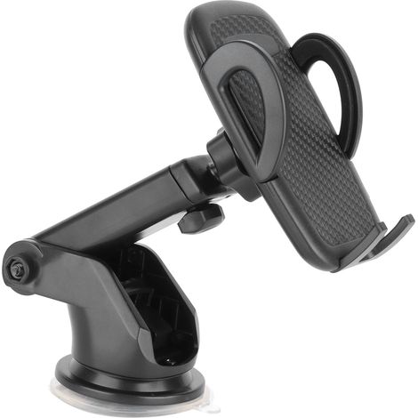 Support Téléphone Voiture Universel - Bras Télescopique Et Ventouse Réglable - Pour Tableau De Bord Pare-brise Grille D'aération - 1 Pièce (1/5)
