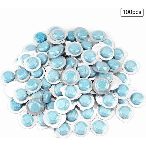 Pastilles nettoyantes effervescentes solides pour essuie-glaces de voiture (100 pièces) (1/5)