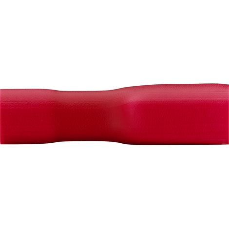 DEBFLEX - CLIPS FEMELLE ISOLE 6.3X0.8 MM ROUGE SACHET DE 10 - 711045 (1/4)