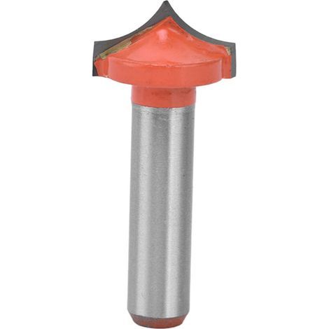 Fraises CNC en carbure de tungstène, corps acier 45, revêtement PTFE, queue ronde 8mm, outil de coupe nette 18mm (1/5)