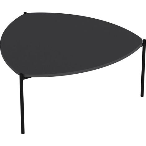Tavolino in legno "Lenny" - 90 x 89 x 40 cm - Antracite