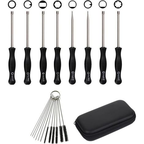 Lot de 12 outils de réglage carburateur – Compatibles Husqvarna – Pour moteurs 2 temps – Sac à outils inclus – Réglages précis (1/4)