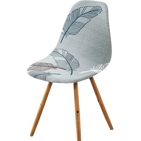 Lot de 6 Housse de chaise Extensible Tissu Polyester Salon Salle à manger Décoration (1/5)