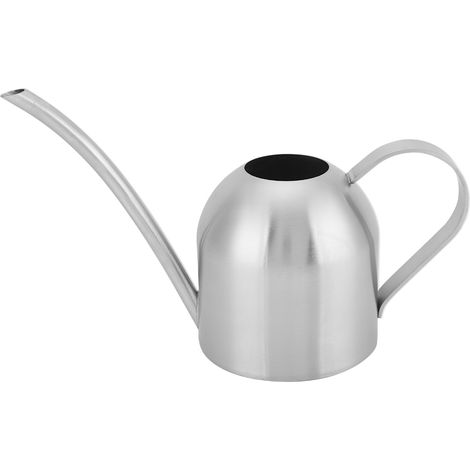 Arrosoir en Acier Inoxydable 1000ml avec Bec Long pour Jardin Intérieur et Extérieur (1/5)