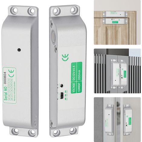 【Maison connectée】Verrouillage à boulon électrique DC 12V Fail Safe pour contrôle d'accès à la porte Verrouillage de sécurité (1/5)