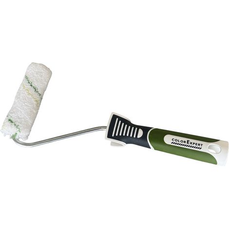 Rouleau à Lasure Rayé Vert En Microfibre Rouleau à Lasure Rayé Vert En Microfibre - Color Expert