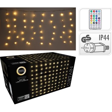 TENDA 400 LED, 200X200CM, BIANCO CALDO