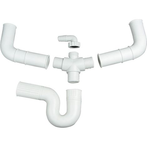 Sifón flexible doble -