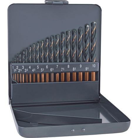 Alpen Metallbohrer Sprint Master, 1-10mm, DIN 338 RN, 118 Grad, Metallkassette (1/3)