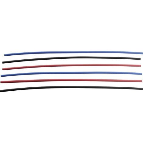 Gaine thermorétractable sans colle 3:1 DSG Canusa 8014090000 noir, rouge, bleu Ø intérieur nominal (avant réduction): 9 (1/2)