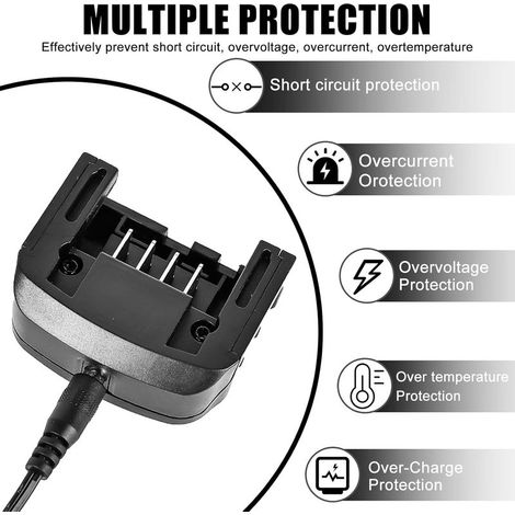 18V/20V Lithium-Ladegerät: Kompatibles Ladegerät für Black & Decker Lithium-Ionen-Akkus BL2018, BL2018-XJ, BL1518, LBXR20-OPE, LBXR20, LB20, LBX20, LBX4020, LBXR20-OPE, BL1514, LBXR16, LB2X4020 (1/5)