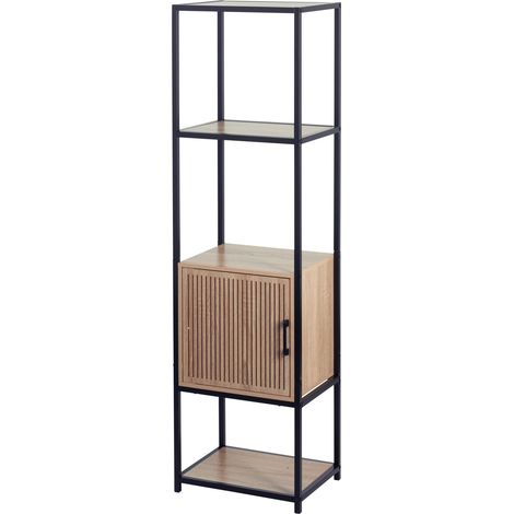 Bücherregal mit Schrank KASTO, 43 x 33 x 153 cm (1/5)