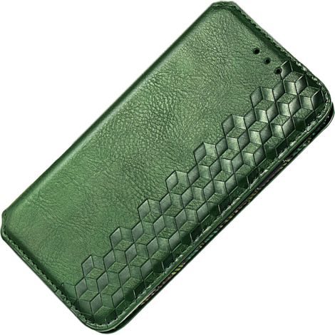 Étui de téléphone en cuir véritable de style portefeuille pour iPhone 14 Pro Max, offrant de multiples options de transport, une fermeture magnétique sécurisée, une protection antichoc et un rabat ave (1/2)